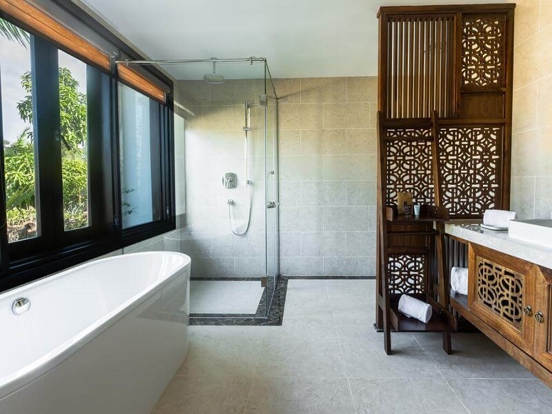 Phòng tắm Resort Duyên Hà Cam Ranh